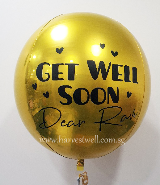 Customize Get Well Soon ORBZ Balloon